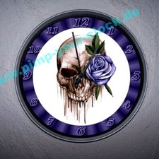 Wanduhr skull totenkopf - skull,