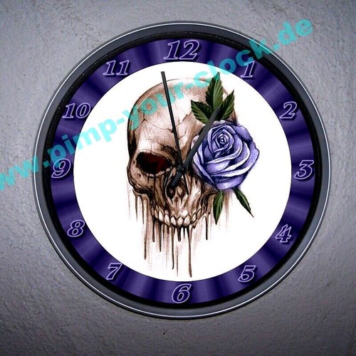Wanduhr skull totenkopf - ,