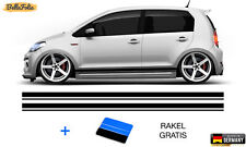 Seitenstreifen Aufkleber passend für Seat Mii, Skoda Citigo, VW Up 200002