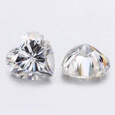 Herzform Loser Moissanite Diamant D Farbe Weiß VVS1 Mit Zertifikat