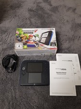 Nintendo 2DS Konsole - Mario Kart 7 Edition, Schwarz/Blau, Inkl. OVP, Ladekabel