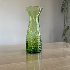 Karaffe oder Vase - Grün Glas