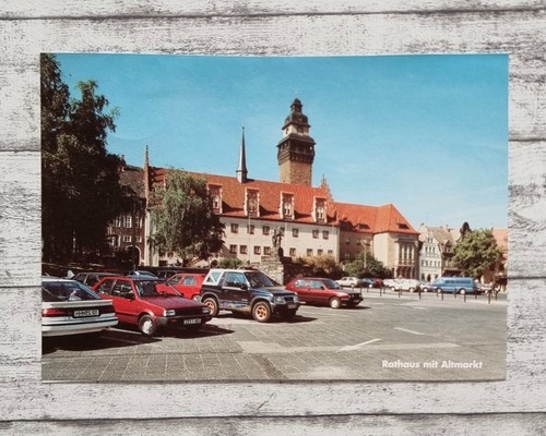 Zeitz rathaus turm altmarkt - ak,
