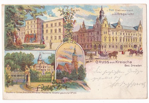 Künstler postkarte - künstler-,