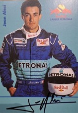 Autogrammkarte Jean Alesi