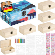 Holz Schatztruhe Bastelset