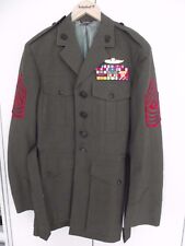 US Marine Corps Jacke Original !! Größe 40L  Sergeant Major Vietnam