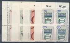 857040) Berlin Eckrand 4erBlock Nr.459-462** Musikinstrumente