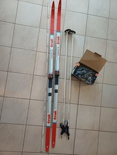 Trak Nowax Langlauf Ski 197cm, Salomon-Bindung, Langlaufski Vintage Retro
