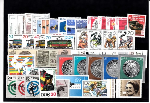 Ddr jahrgang 1986 postfrisch - jahrgang,