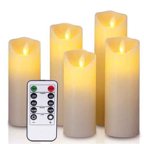 5stk led kerzen mit - led,