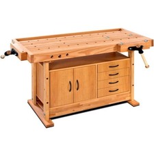 Hobelbank inkl. Einbauschrank