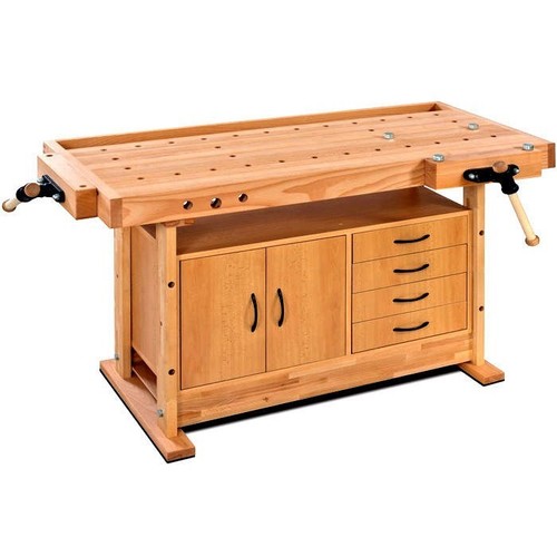 Hobelbank inkl einbauschrank - hobelbank, inkl.