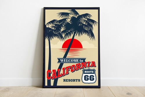 California vintage travel - california,
