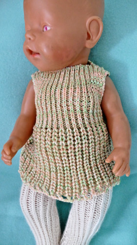 Kleid tunika gestrickt bunt - kleid,