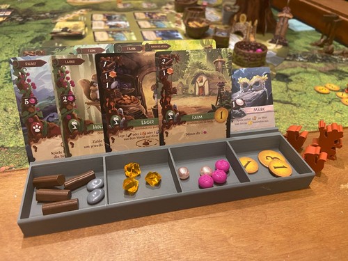 Brettspiele kartenhalter 4 - 3d,