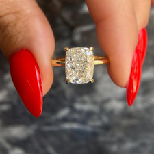 Gold Diamant Ring 14k Gelb Lab