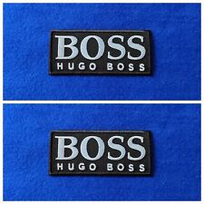Ein Paar Motorsport Racing Patches Aufnäher / Bügelbild Abzeichen Boss 