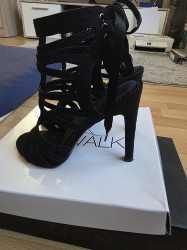 Schwarze high heel - heel, sandalen,