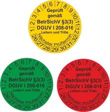 Prüfplaketten Geprüft