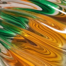 Muranoglas Rippenvase Flavio