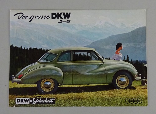 Prospekt werbekarte dkw - prospekt,