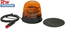 Rundumleuchte orange 24W LED, 140 x 130mm, 12/24V, Zigarettenanzünder, Magnet