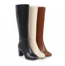 Damen Kniehoch Stiefel