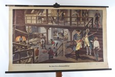 Große alte Lehrtafel "In