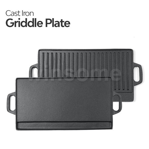 51cm gusseisen grillplatte - 51cm,