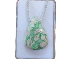 Variscit Cabochon Anhänger