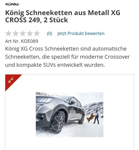 König reflex cross - cross, 249