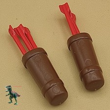 Playmobil X2 brauner Köcher -