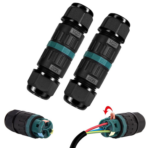 3er set outdoor kabelverbinder - set,