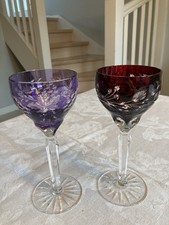 2 Art Deco Böhmische Kristall