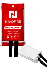 Löschdecke 1m² Feuerlöschdecke Fiberglas Brandschutzdecke DIN EN1869