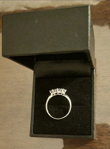 Trilogie ring weißgold set - trilogie,