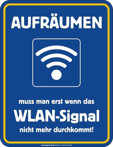 Kühlschrankmagnet-Schild