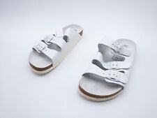 pro pedo Damen Hausschuh Pantolette Sandale Halbschuh weiß Gr 40 EU Art 27589-10