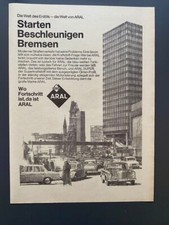 Aral Stadtverkehr Berlin Oldtimer W111 Coupe Käfer 1966 Vintage Werbung Reklame