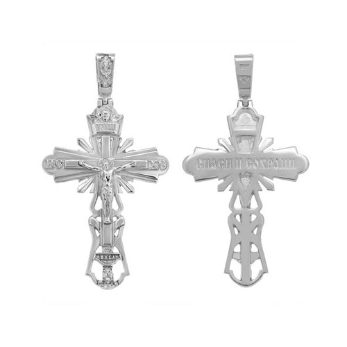 Kreuz anhänger orthodox aus - anhänger,