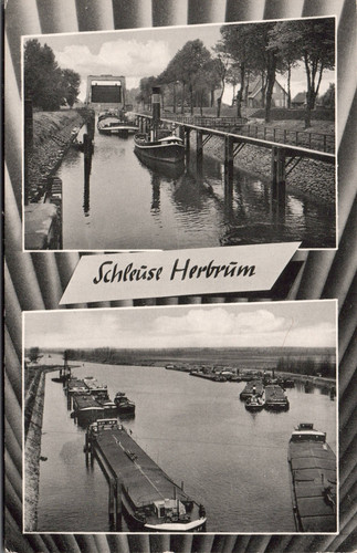 Schleuse herbrum über - schleuse,