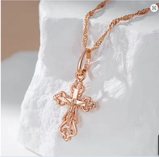 Kreuz-Anhänger aus 585er