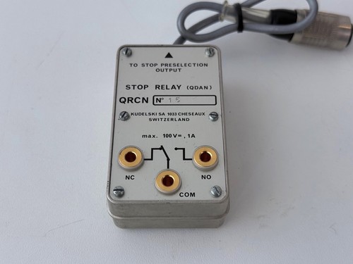 Nagra qrcn stop relay - nagra,