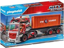 PLAYMOBIL City Action 70771 Lastwagen LKW Container Cargo Anhänger NEU/OVP
