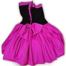 Ballkleid 36 Zustand sehr gut 80er Gr. 36 knielang Unterrock Korsett besser Halt