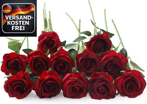 Künstliche rosen stück - rosen, 12