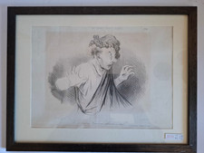Antike lithografie von honoré - antike,