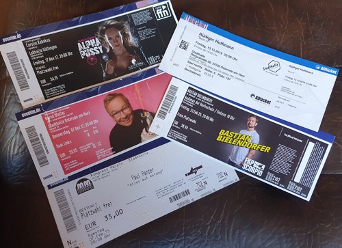 Alte tickets bielendorfer - tickets,