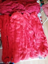 Lace Garn 1668 g drei Rottöne  Wolle/ Poly für Strickmaschine